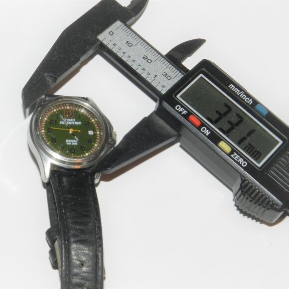 Timex Expedition INDIGLO WR 50M Green Dial Women's w/ Date - Picture 5 of 8